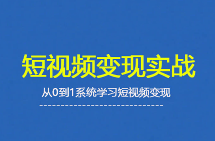 杨磊老师·2025短视频变现实战课-qingclm
