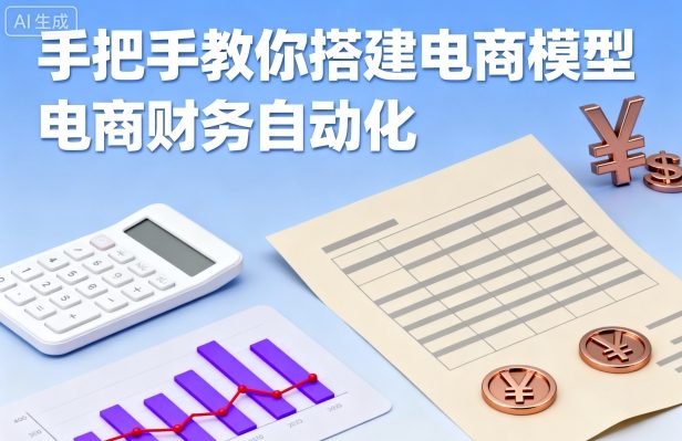 手把手教你搭建电商模型-电商财务自动化-qingclm