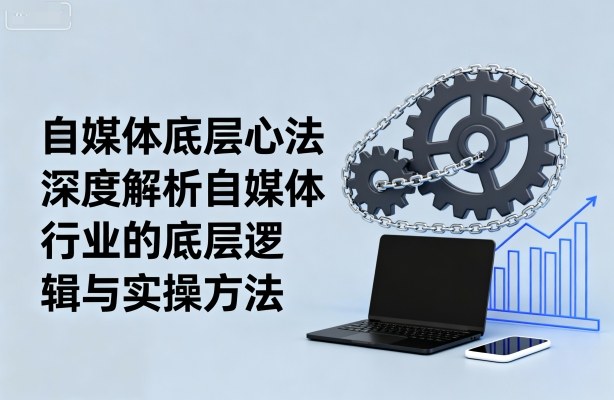 自媒体底层心法，深度解析自媒体行业的底层逻辑与实操方法-qingclm