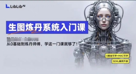 LibLibAI哩布哩布生图炼丹系统入门课，从生图到炼丹，只学这一门就够了-qingclm