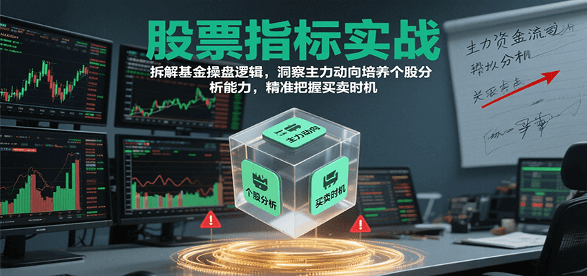 股票指标实战，基金操盘逻辑拆解，洞察主力动向培养个股分析能力把握买卖时机(更新)-qingclm