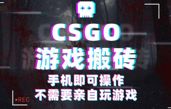 CSGO游戏挂机捡漏，单日扫货500+，年底小高峰上车可吃肉，手机即可操作…-qingclm