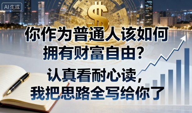 付费文章：你作为普通人该如何拥有财富自由？认真看耐心读，我把思路全写给你了-qingclm